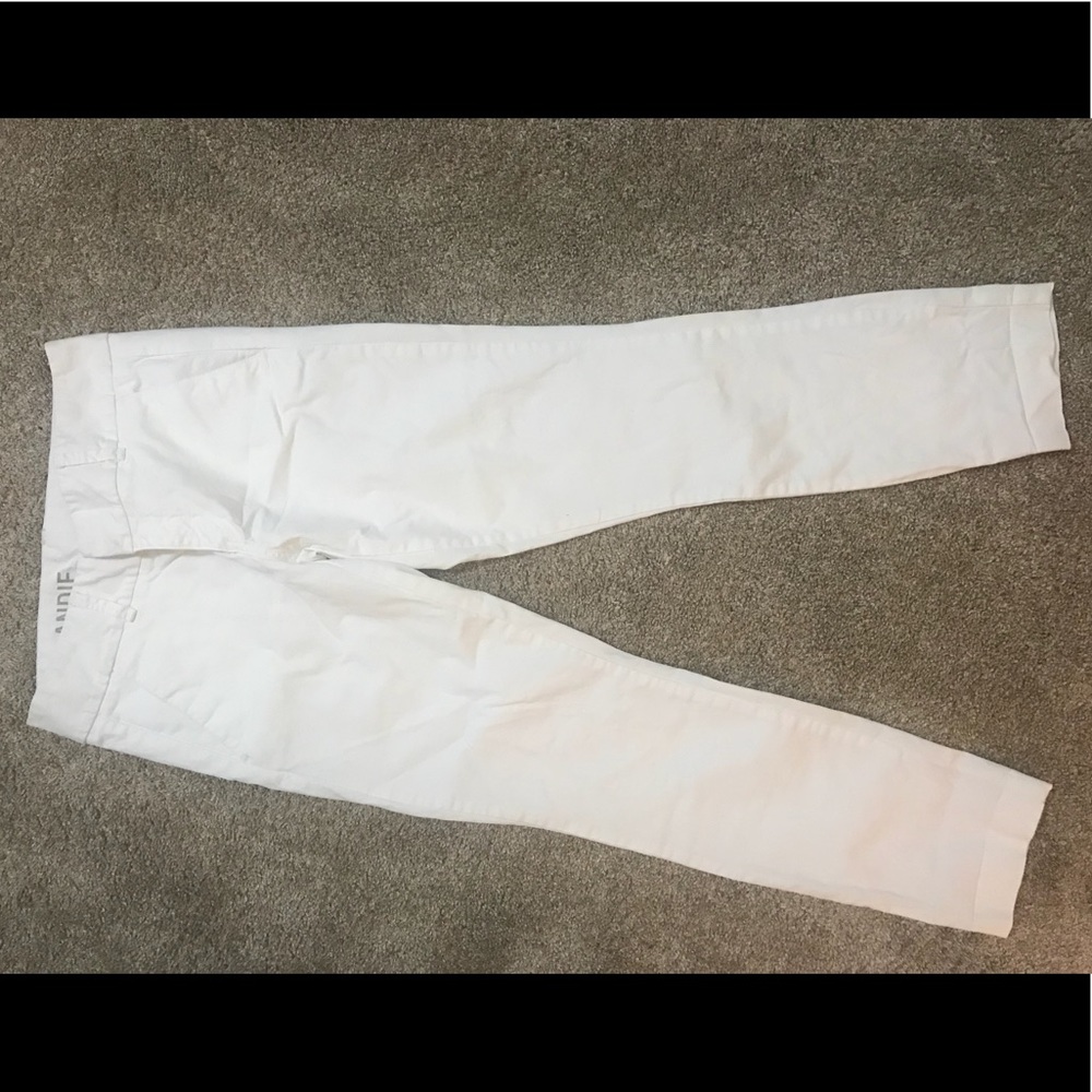 J Crew White Chino Pants
